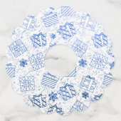 kerstcadeaus 6 wijnglaslabel (Voorkant)