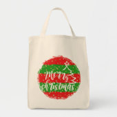 kerstcadeaus | Aangepaste kerstboom Tote Bag (Voorkant)
