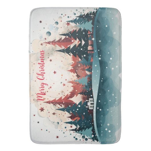 kerstcadeaus badmat (Voorkant Verticaal)