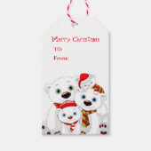 kerstcadeaus cadeaulabel (Voorkant)