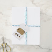 kerstcadeaus cadeaulabel (Met Touw)