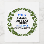 kerstcadeaus | Creëer uw unieke persoonlijke Wijn Etiket (Enkel label)