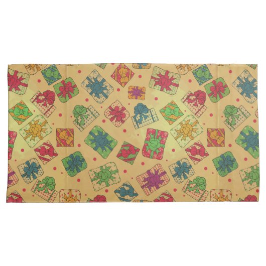 kerstcadeaus kussensloop (Voorkant-Rechts)