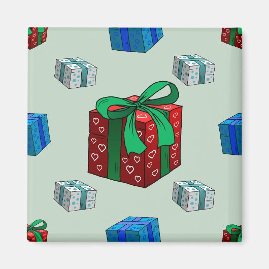 Kerstcadeaus Magneet (Voorkant)