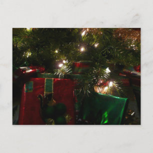 Kerstcadeaus onder de Kerstboom Vakantie Feestdagenkaart