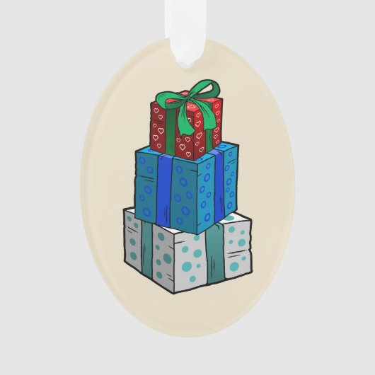 Kerstcadeaus Ornament (voorkant)