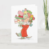 Kerstcadeaus Otter kaart (Voorkant)