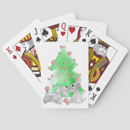 kerstcadeaus pokerkaarten (Achterkant)