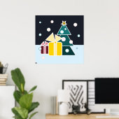Kerstcadeaus Poster (Thuiskantoor)