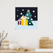 Kerstcadeaus Poster (Keuken)