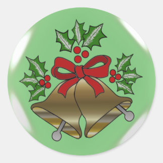 KERSTCADEAUS RONDE STICKER