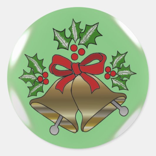 KERSTCADEAUS RONDE STICKER (Voorkant)