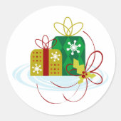 kerstcadeaus Stickers (Voorkant)