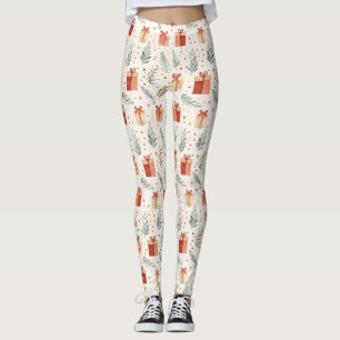 Kerstcadeaus, Stippen en Botanicals Leggings