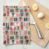 kerstcadeaus theedoek (Quarter Fold)