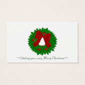 kerstcadeaus visitekaartjes (Achterkant)