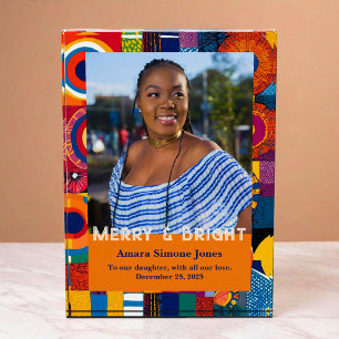 Kerstcadeaus voor Afro-Amerikaanse kleindochter Fotoblokken