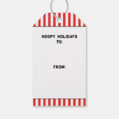 kerstcadeaus voor Basketball Cadeaulabel (Achterkant)