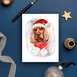 Kerstcadeaus voor Engelse Cocker Spaniels Hondenli Feestdagenkaart