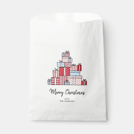 kerstcadeaus voor feestdag bedankzakje (Voorkant)