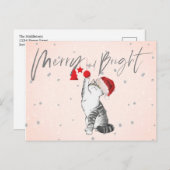 kerstcadeaus voor feestdagen briefkaart (Voorkant / Achterkant)