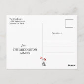 kerstcadeaus voor feestdagen briefkaart (Achterkant)