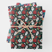 kerstcadeaus voor feestdagen inpakpapier vel (In situ)