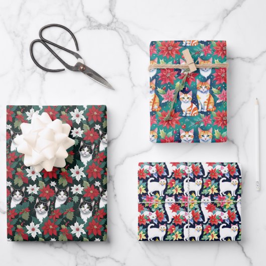 kerstcadeaus voor feestdagen inpakpapier vel (Voorkant)