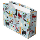 kerstcadeaus voor grote cadeaus groot cadeauzakje (Achterkant Gekanteld)