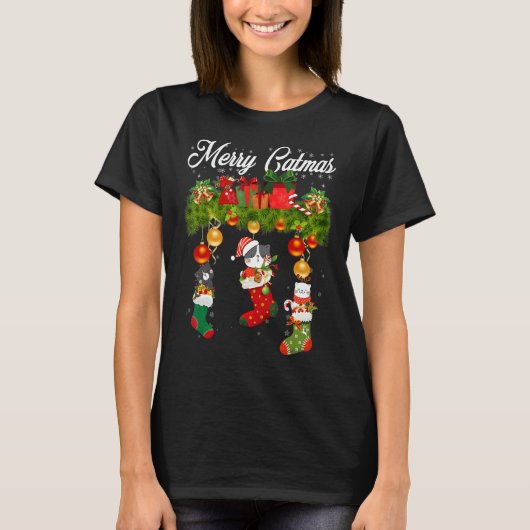 kerstcadeaus voor kerstfeestjes in sokaketkat-Kind T-shirt (Voorkant)