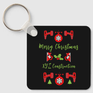Kerstcadeaus voor thuisverbetering sleutelhanger