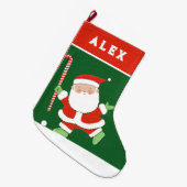 Kerstcadeaus voor veldhockey Groot kerstsok (Voorkant (Hangend))