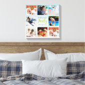 kerstcadeauserie Foto Collage Canvas afdrukken (Insitu (Slaapkamer))