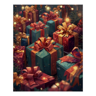 Kerstcadeausposter Perfect Poster