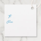 Kerstcadeautag Bedankjes Labels (Achterkant)