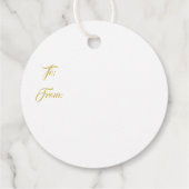 Kerstcadeautag Bedankjes Labels (Achterkant)