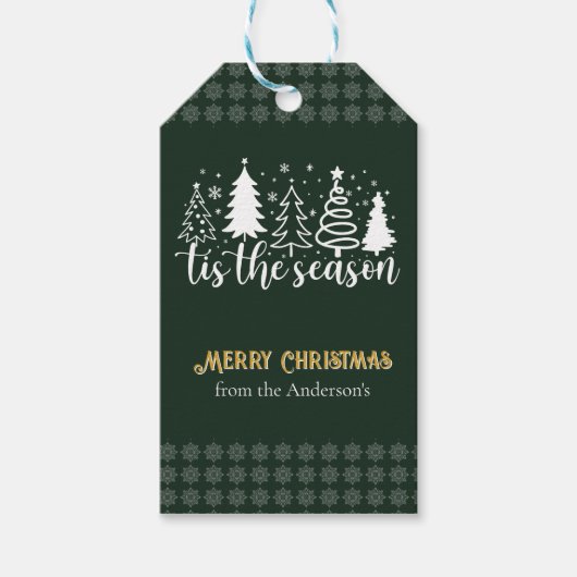 Kerstcadeautag Cadeaulabel (Voorkant)
