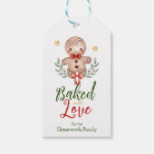 Kerstcadeautag, Kerstkrans-tag Cadeaulabel (Voorkant)