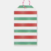 Kerstcadeautag met man van gemberkoek cadeaulabel (Achterkant)