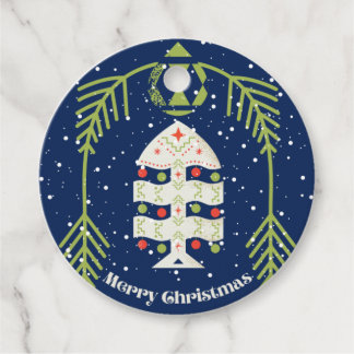 Kerstcadeautags met Oude-Wereld-charme Bedankjes Labels