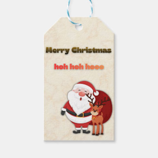 Kerstcadeautags voor feestelijke verpakkingen cadeaulabel