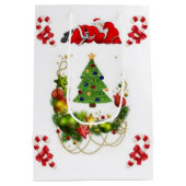 Kerstcadeautassen Medium Cadeauzakje (Achterkant)