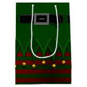 kerstcadeautassen voor feestdagen medium cadeauzakje (Achterkant)