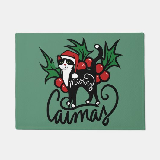 kerstcadeautje deurmat (Voorkant)