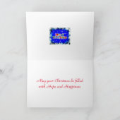 kerstcadeautje feestdagen kaart (Binnen)