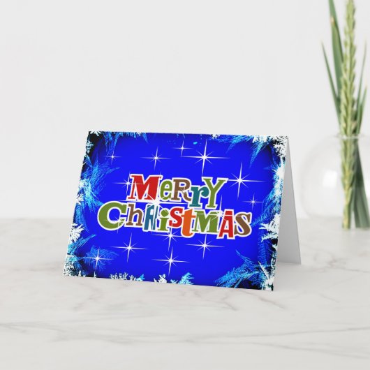 kerstcadeautje feestdagen kaart (Voorkant)