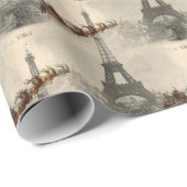  kerstcadeautje in Parijs Cadeaupapier (Rol Hoek)