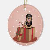 kerstcadeautje keramisch ornament (Links)