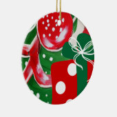 kerstcadeautje keramisch ornament (Rechts)