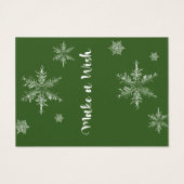  kerstcadeautje Label Visitekaartje (Achterkant)